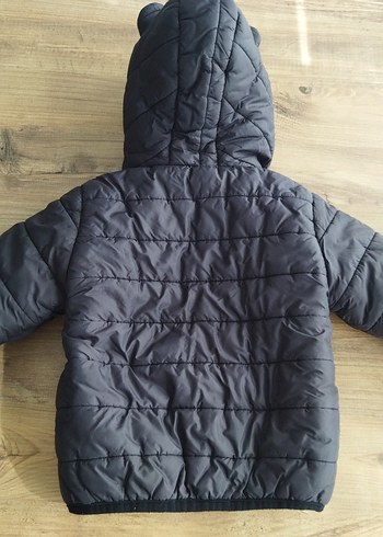 HelloBaby siyah Erkek Çocuk Kapüşonlu Mont