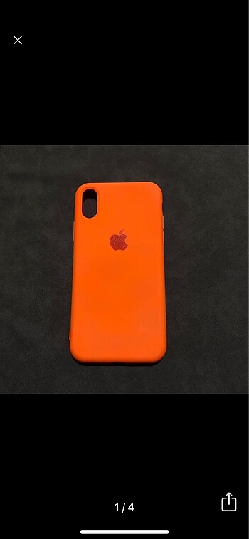 Apple iPhone X Lansman Kılıf Turuncu