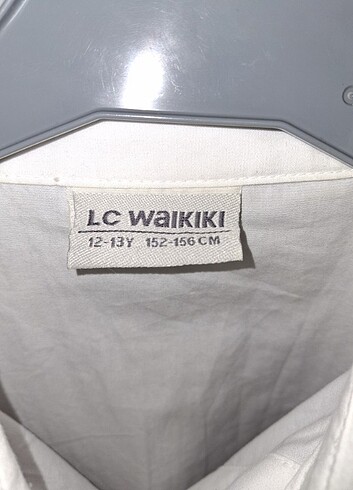 12-13 Yaş Beden beyaz Renk LC waikiki beyaz çocuk gömlek