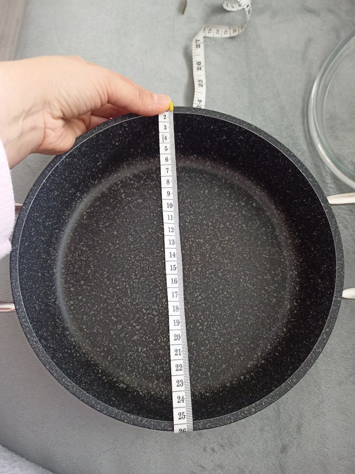 Parlak Gri Cam Kapaklı Tencere - Görsel 5