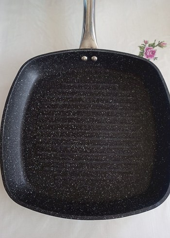 Siyah Granit Görünümlü Kare Tava - Görsel 2