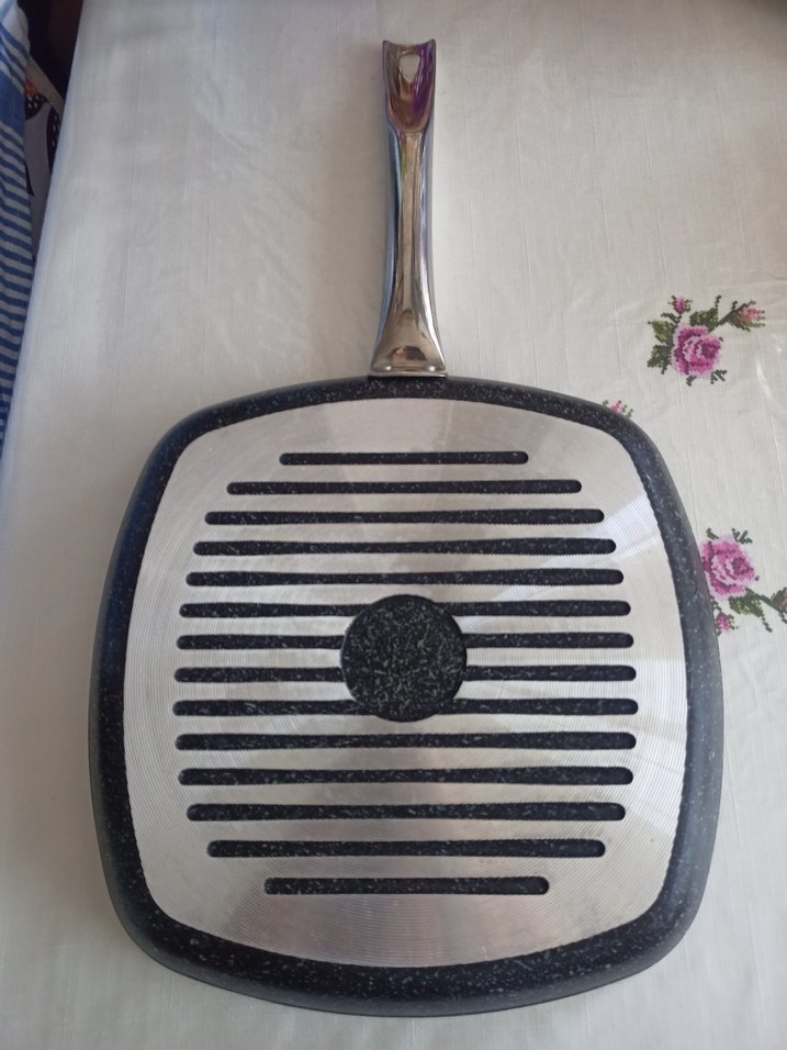 Siyah Granit Görünümlü Kare Tava - Görsel 5