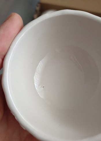 Beyaz Seramik 6'lı Küçük Kase Seti - Görsel 8