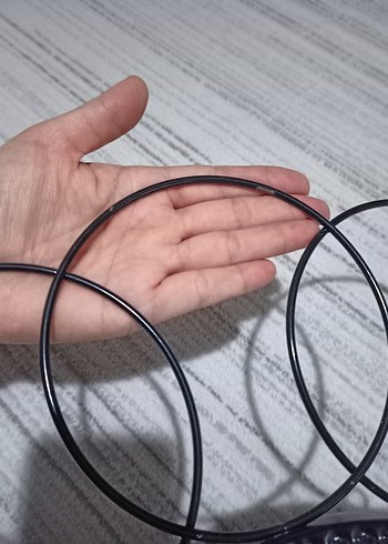 Siyah Metal Çerçeveli Dekoratif Ayna - Görsel 3