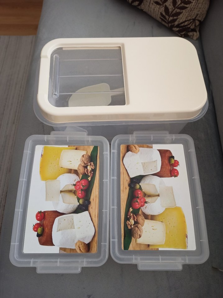 Beyaz Plastik Saklama Kabı Seti - Görsel 2