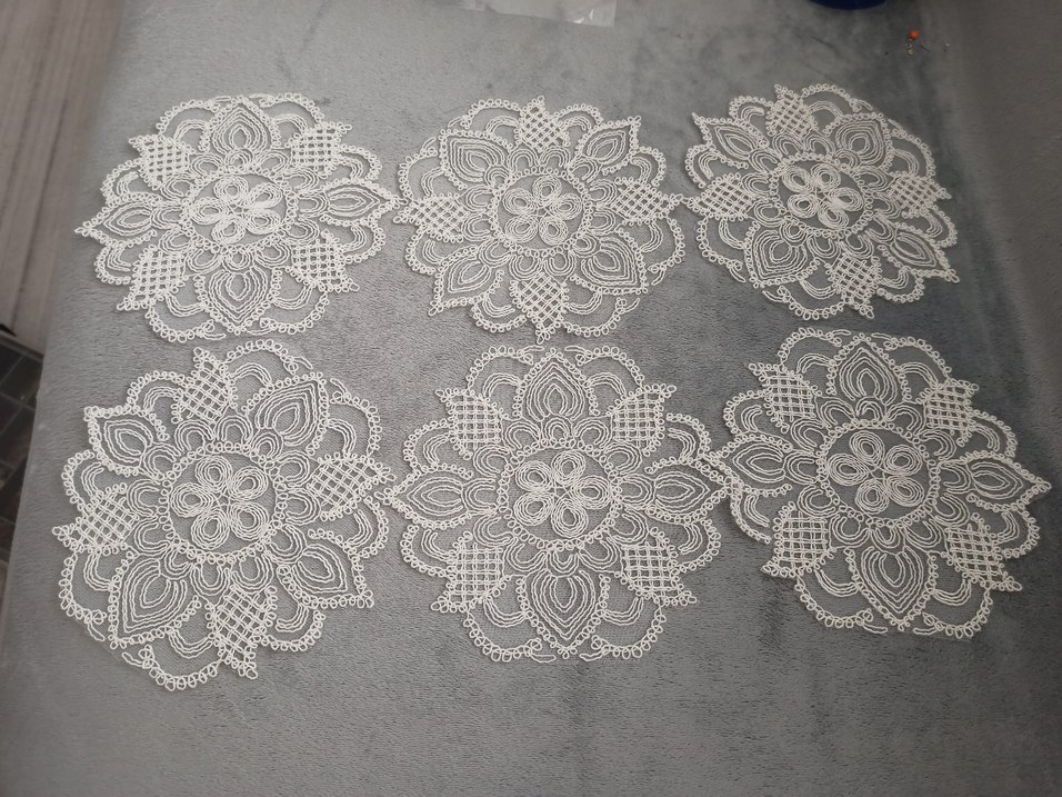 Beyaz Bohem Dantel Motif - Görsel 2