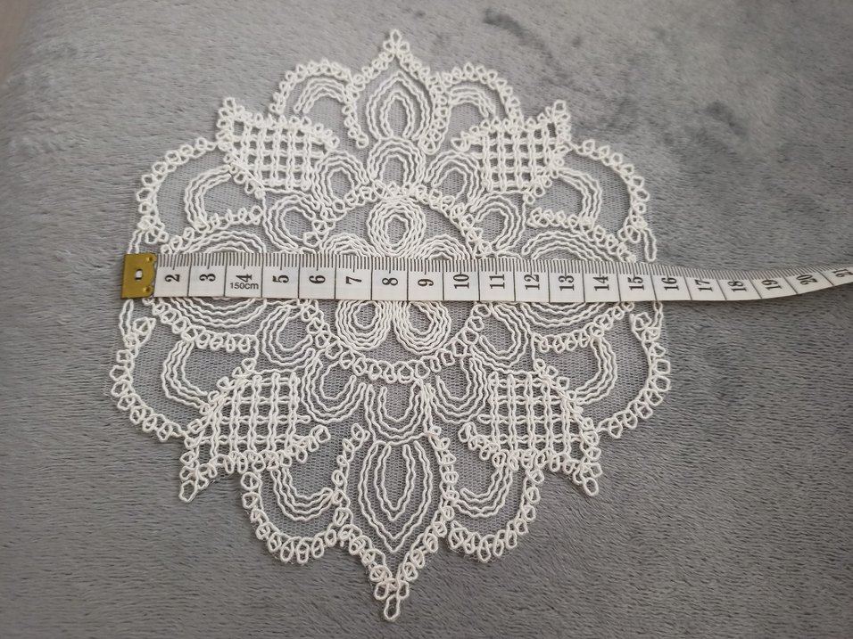 Beyaz Bohem Dantel Motif - Görsel 4