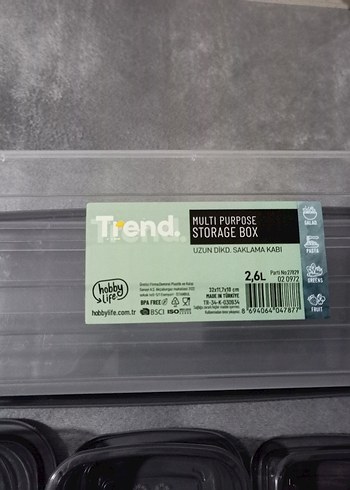 Gri Saklama Kapları Seti - Görsel 2