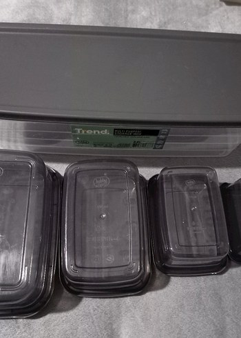 Gri Saklama Kapları Seti - Görsel 4