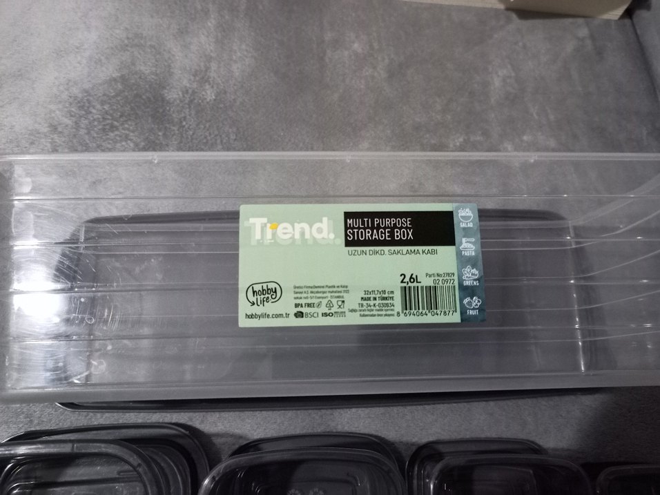 Gri Saklama Kapları Seti - Görsel 2