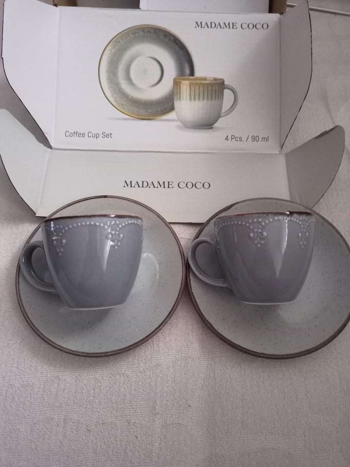 İki Fincan ve Tabak Seti - Görsel 3