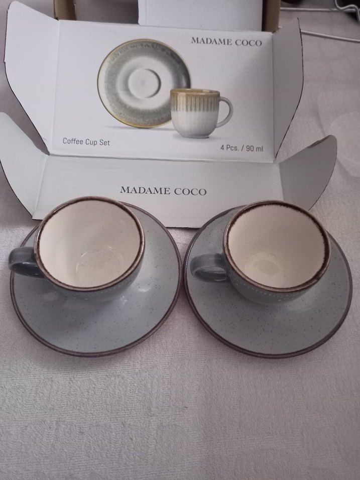 İki Fincan ve Tabak Seti - Görsel 2