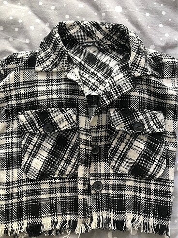 Crop ceket