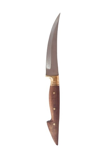 Mutfak Bıçağı Ahşaplı Pirinç Percinli 