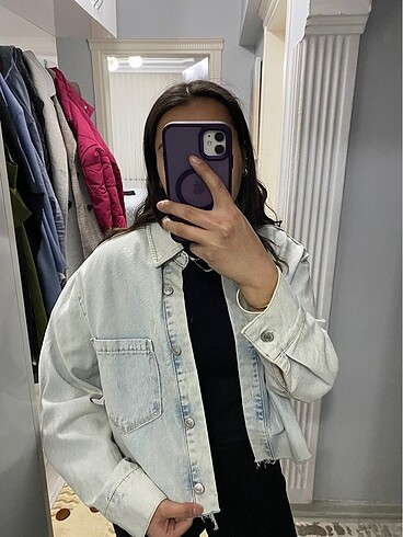 Massimo Dutti MASSİMO marka kısa kot ceket