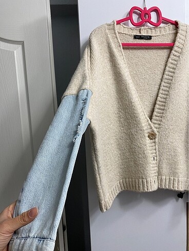 Massimo Dutti Krem&Kot hırka