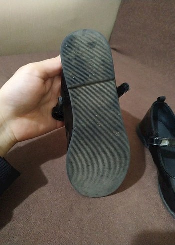 Kız Çocuk Siyah Tokalı Babet Ayakkabı - Görsel 7