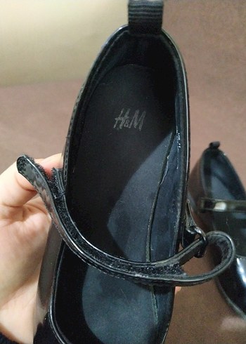 Kız Çocuk Siyah Tokalı Babet Ayakkabı - Görsel 6