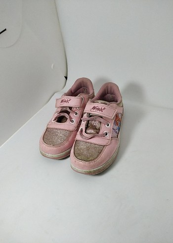 Kız Çocuk Pembe Winx Baskılı Spor Ayakkabı - Görsel 2