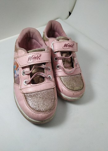 Kız Çocuk Pembe Winx Baskılı Spor Ayakkabı - Görsel 7