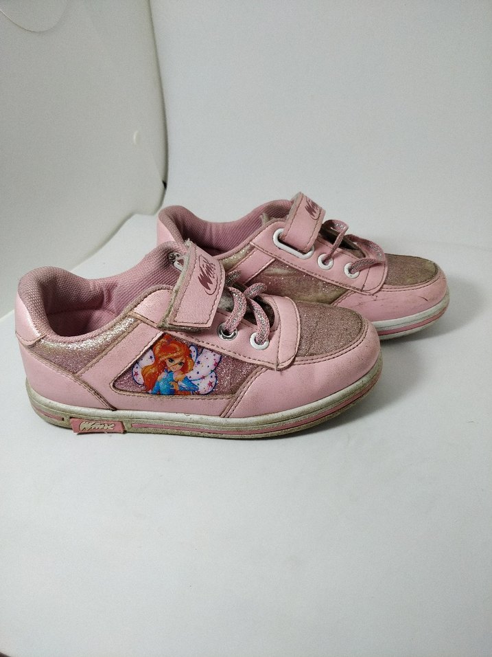 Kız Çocuk Pembe Winx Baskılı Spor Ayakkabı - Görsel 4