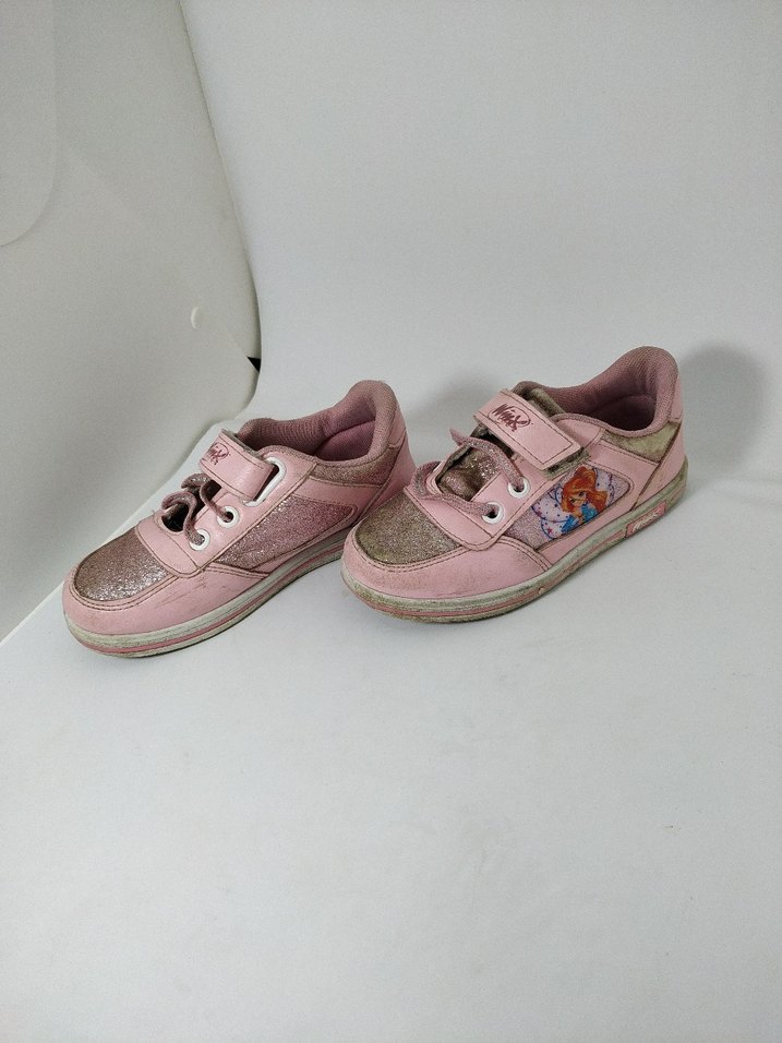 Kız Çocuk Pembe Winx Baskılı Spor Ayakkabı - Görsel 3