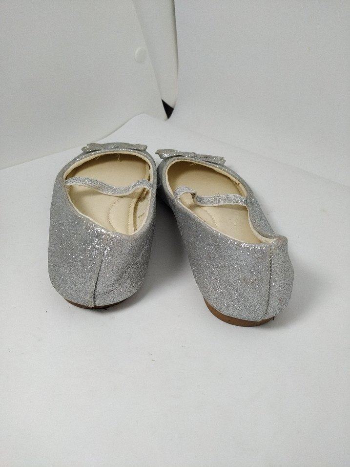 Kız Çocuk Gri Rugan Babet Ayakkabı - Görsel 3