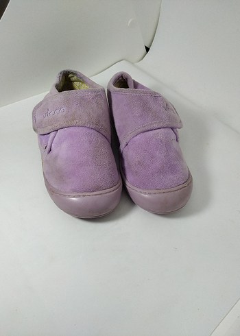 Kız Çocuk Mor Sıcak Terlik Velcro - Görsel 3