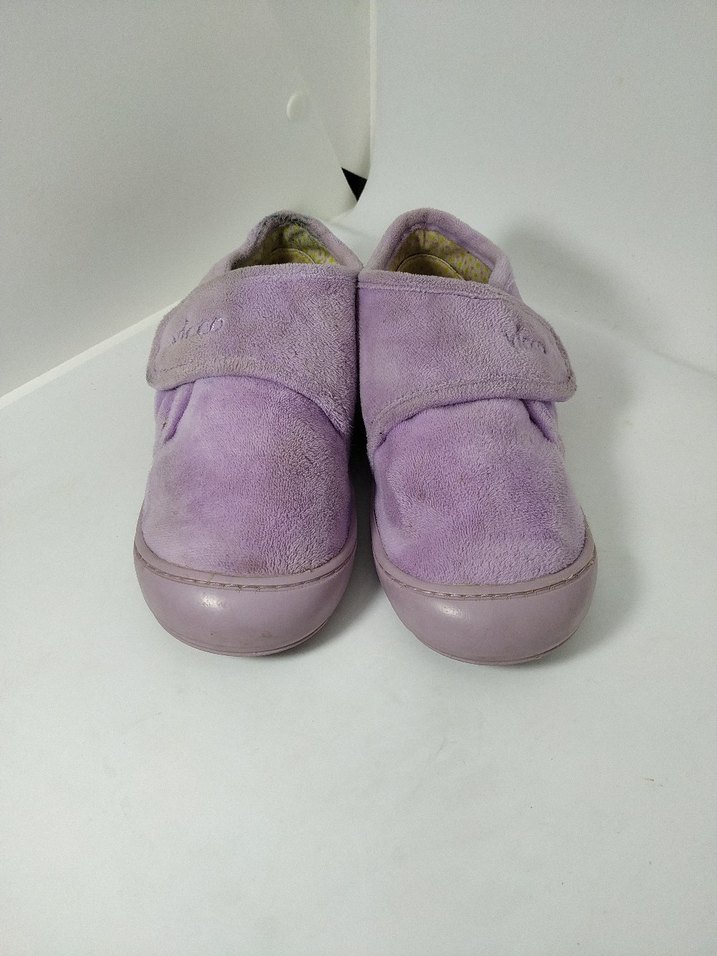 Kız Çocuk Mor Sıcak Terlik Velcro - Görsel 2