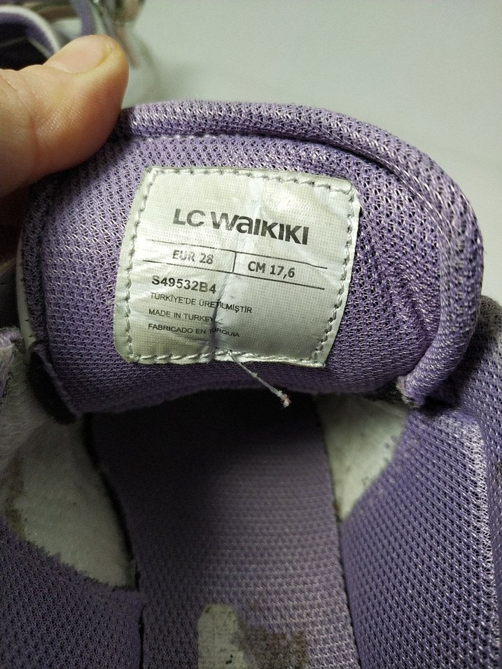 Kız Çocuk Mor Sıcak Terlik Velcro - Görsel 5