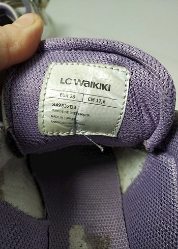 Kız Çocuk Beyaz Sneaker Velcro Bantlı - Görsel 6