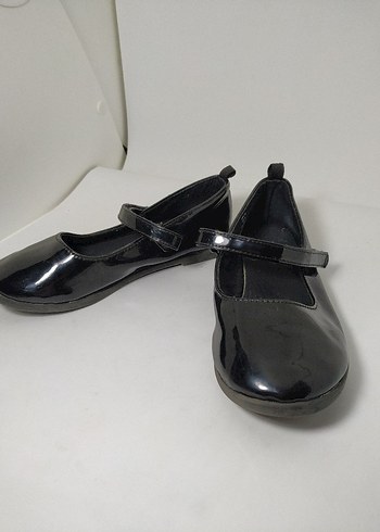 Kız Çocuk Siyah Rugan Tokalı Babet - Görsel 3