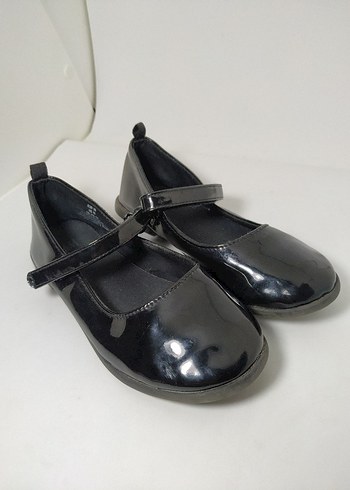 Kız Çocuk Siyah Rugan Tokalı Babet - Görsel 2