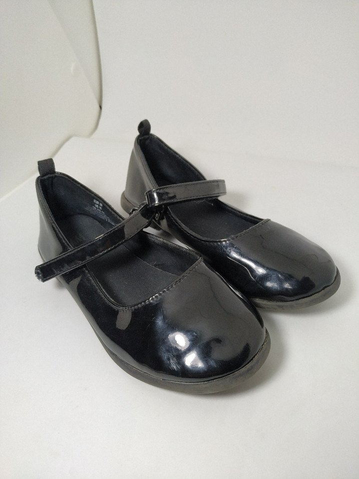 Kız Çocuk Siyah Rugan Tokalı Babet - Görsel 2