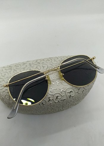 RayBan Altın Çerçeveli Gri Kadın Güneş Gözlüğü - Görsel 4
