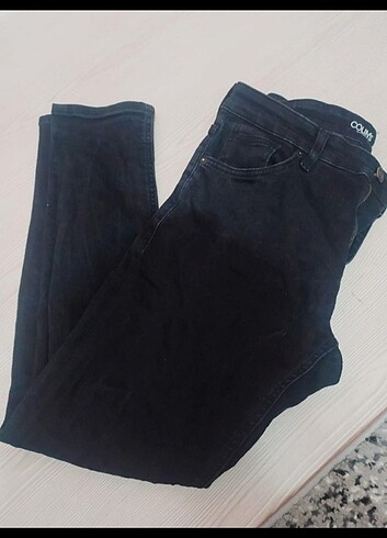 31 Beden siyah Renk Colin's erkek basic slim fit siyah kot pantolon jeans