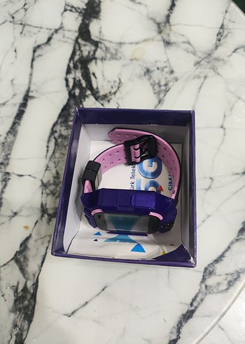 Mor renkli çocuk akıllı saat - Görsel 5