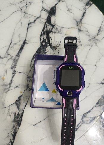 Mor renkli çocuk akıllı saat - Görsel 7