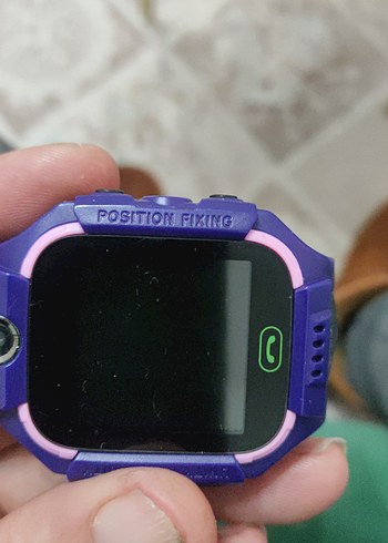 Mor renkli çocuk akıllı saat - Görsel 2