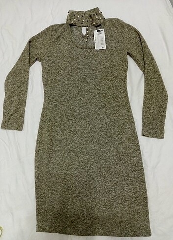 Triko mini elbise