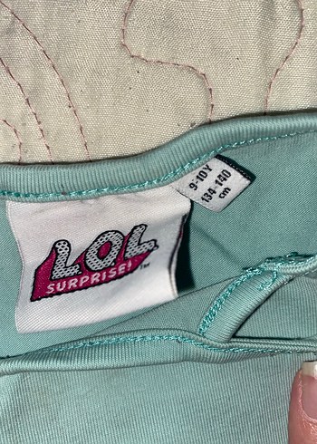 Turkuaz Dantelli Kız Çocuk Askılı Tişört - Görsel 2