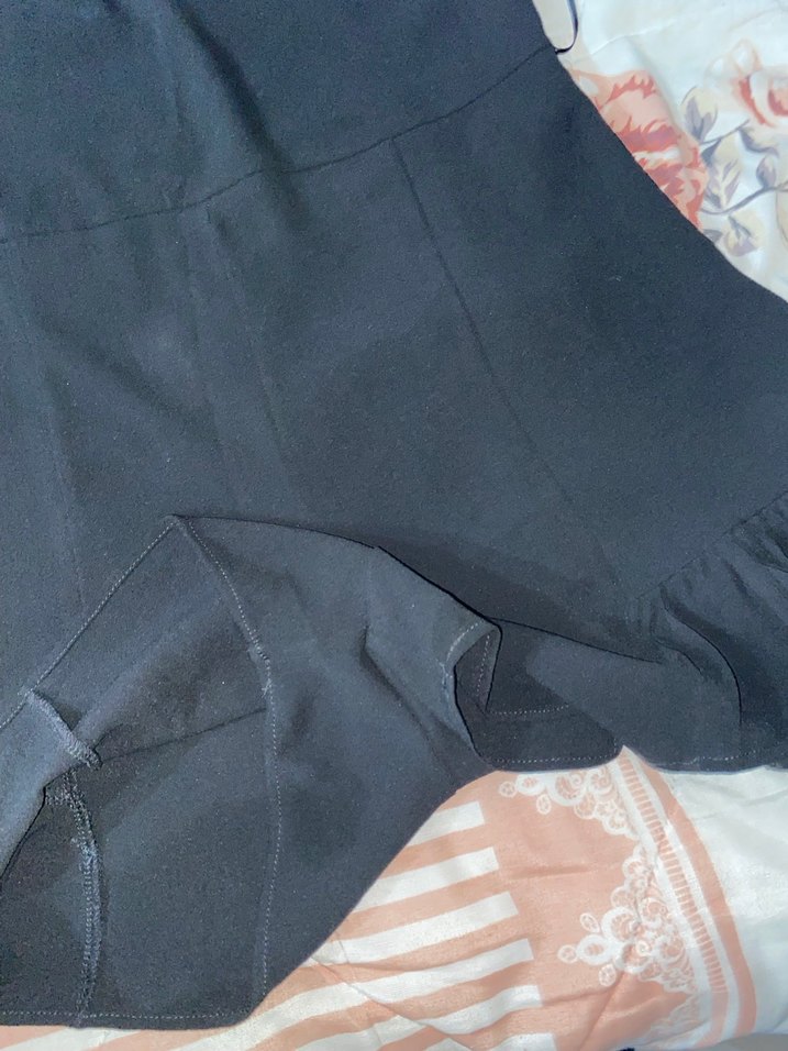 Kadın Siyah Mini Tulum Fırfırlı - Görsel 3