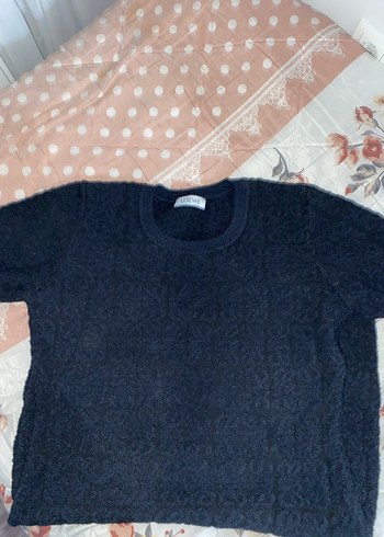 Siyah Kadın Triko Midi Elbise - Görsel 3