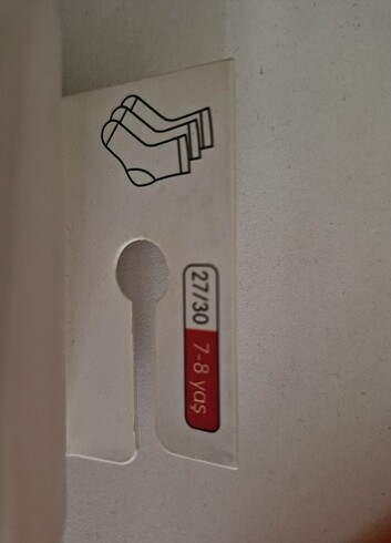 Kullanılmamış 3lü çocuk çorabı - Görsel 2