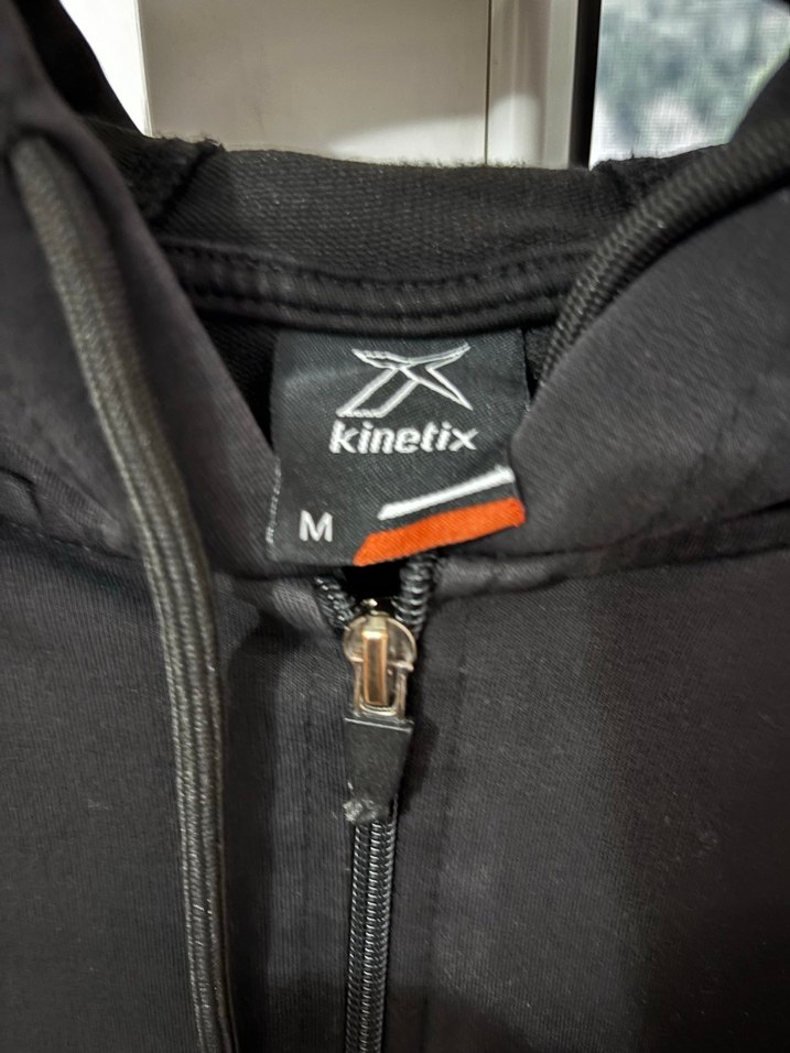 Siyah Fermuarlı Kapüşonlu Sweatshirt - Görsel 5