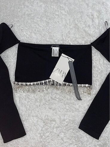 Zara Taşlı crop