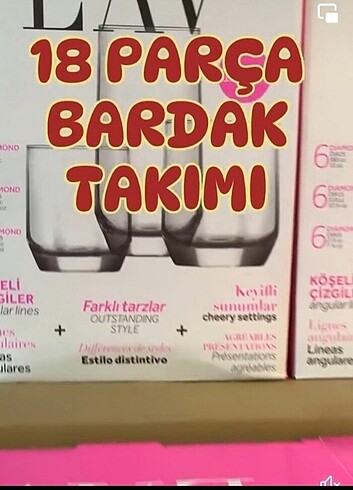 Lav Lav 18parca su takımı