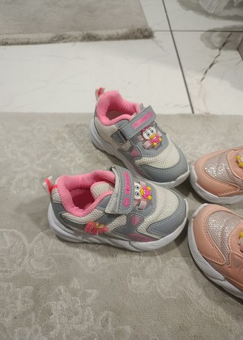 Kız Çocukları İçin Renkli Velcro Spor Ayakkabı - Görsel 2