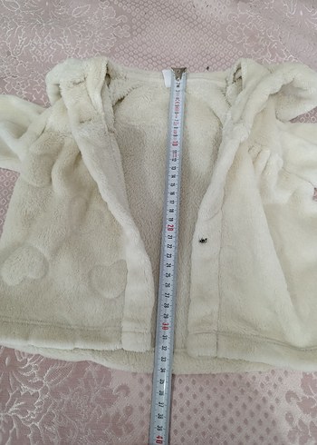 Kız Çocuk Pastel Pembe Kürklü Kapüşonlu Yağmurluk - Görsel 4