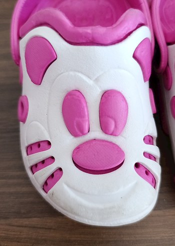 Diğer Pembe Leopar Desenli Kız Çocuk Terliği